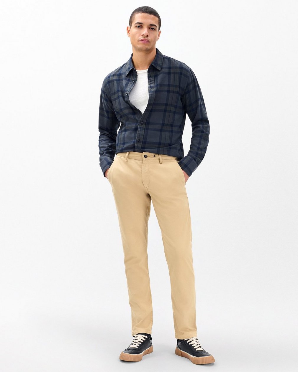 Fit 3 Athletic Chinos Khaki - Image 3
