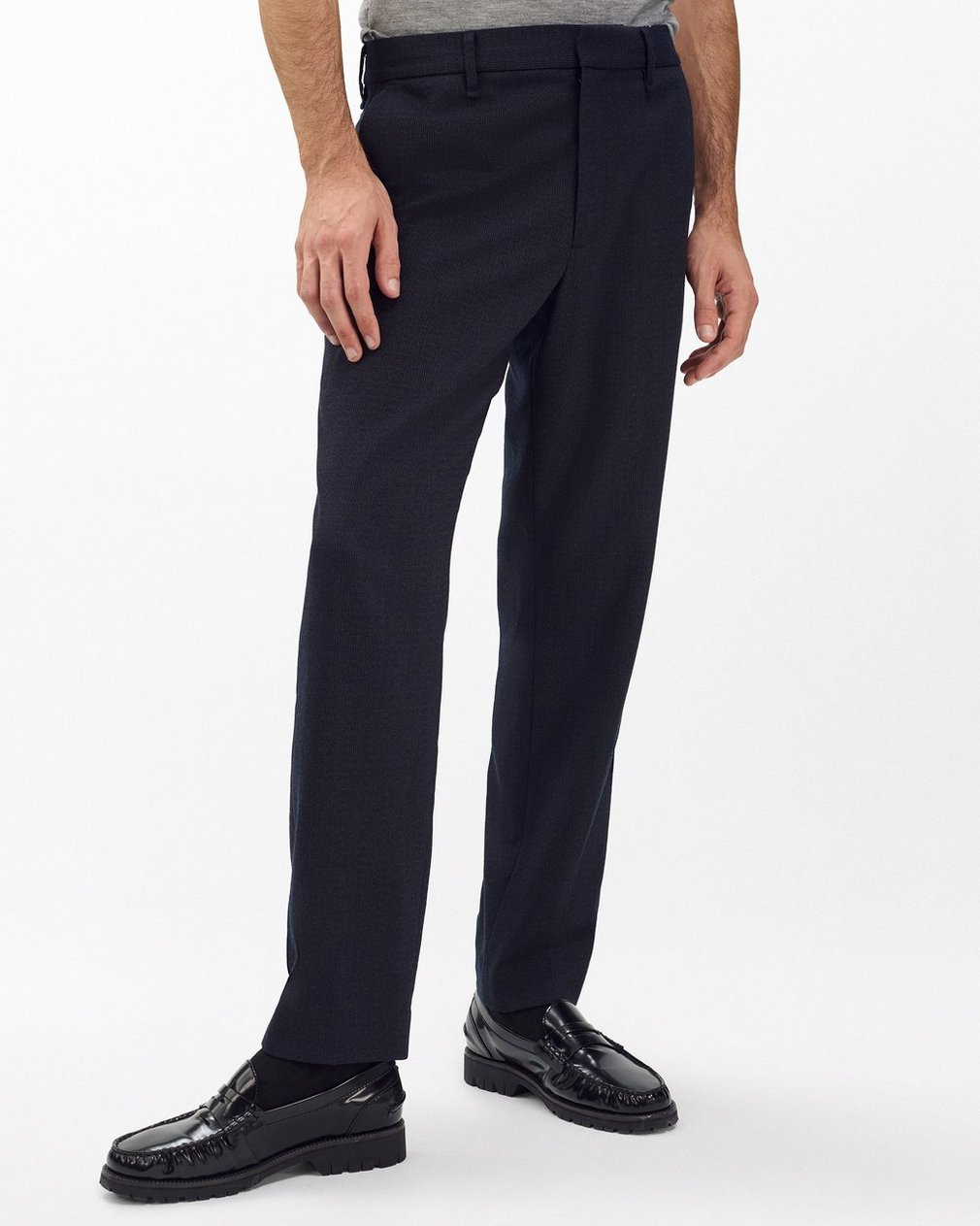Evan Italian Wool Trousers Navy - Image 3