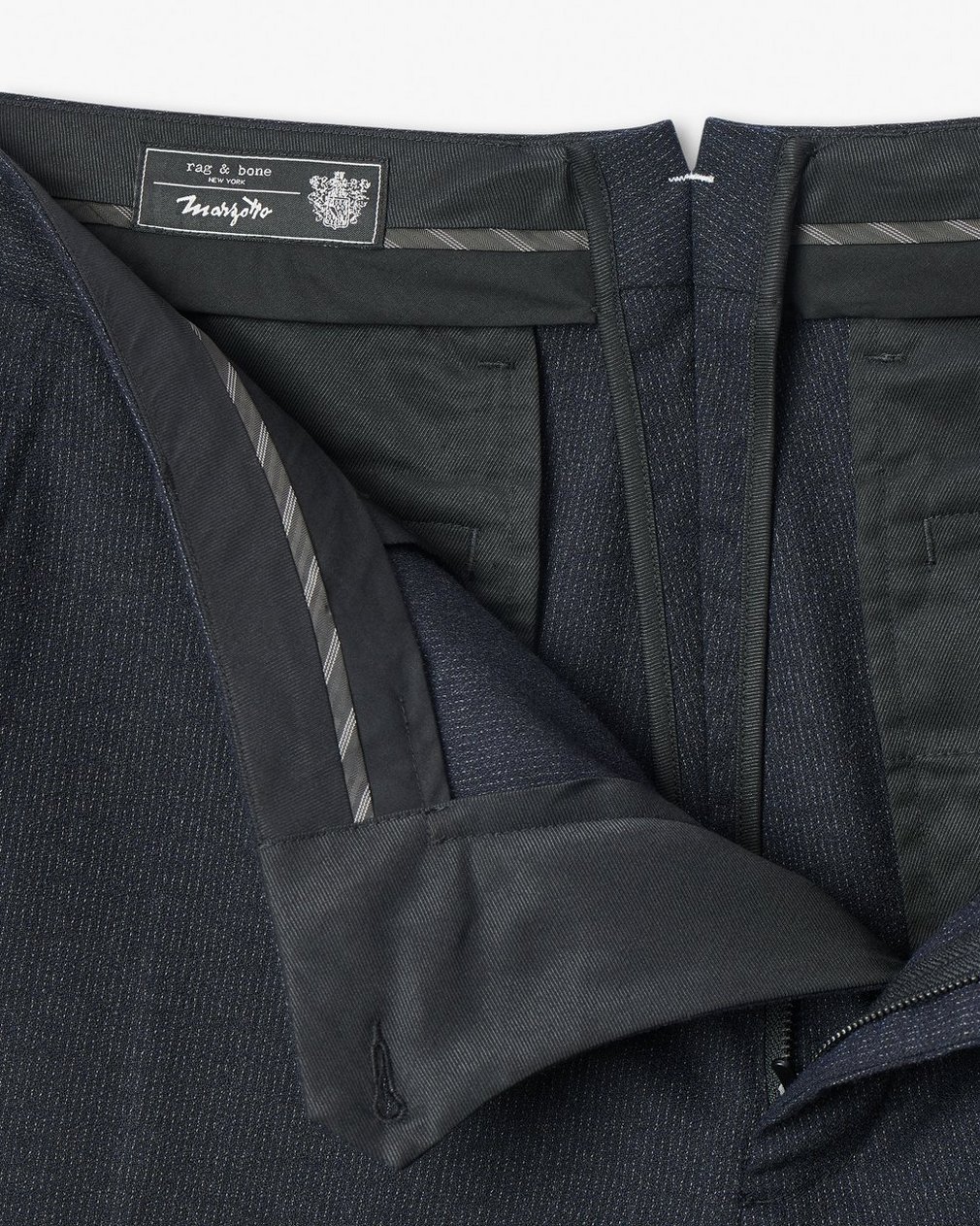 Evan Italian Wool Trousers Navy - Image 6
