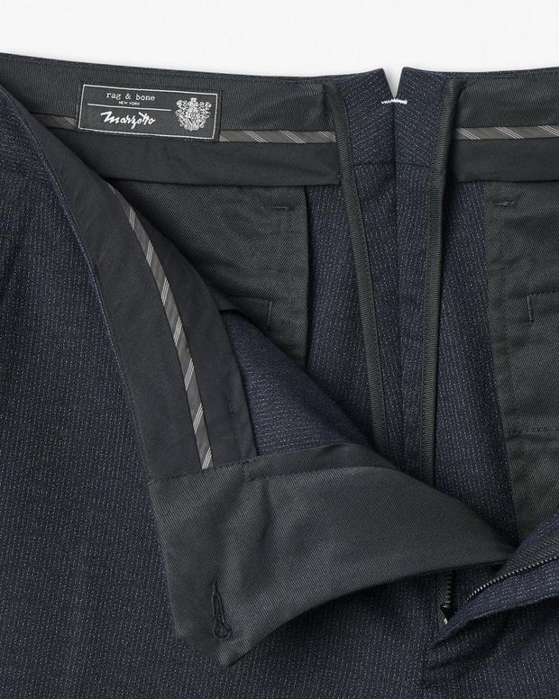 Evan Italian Wool Trousers Navy - Image 7