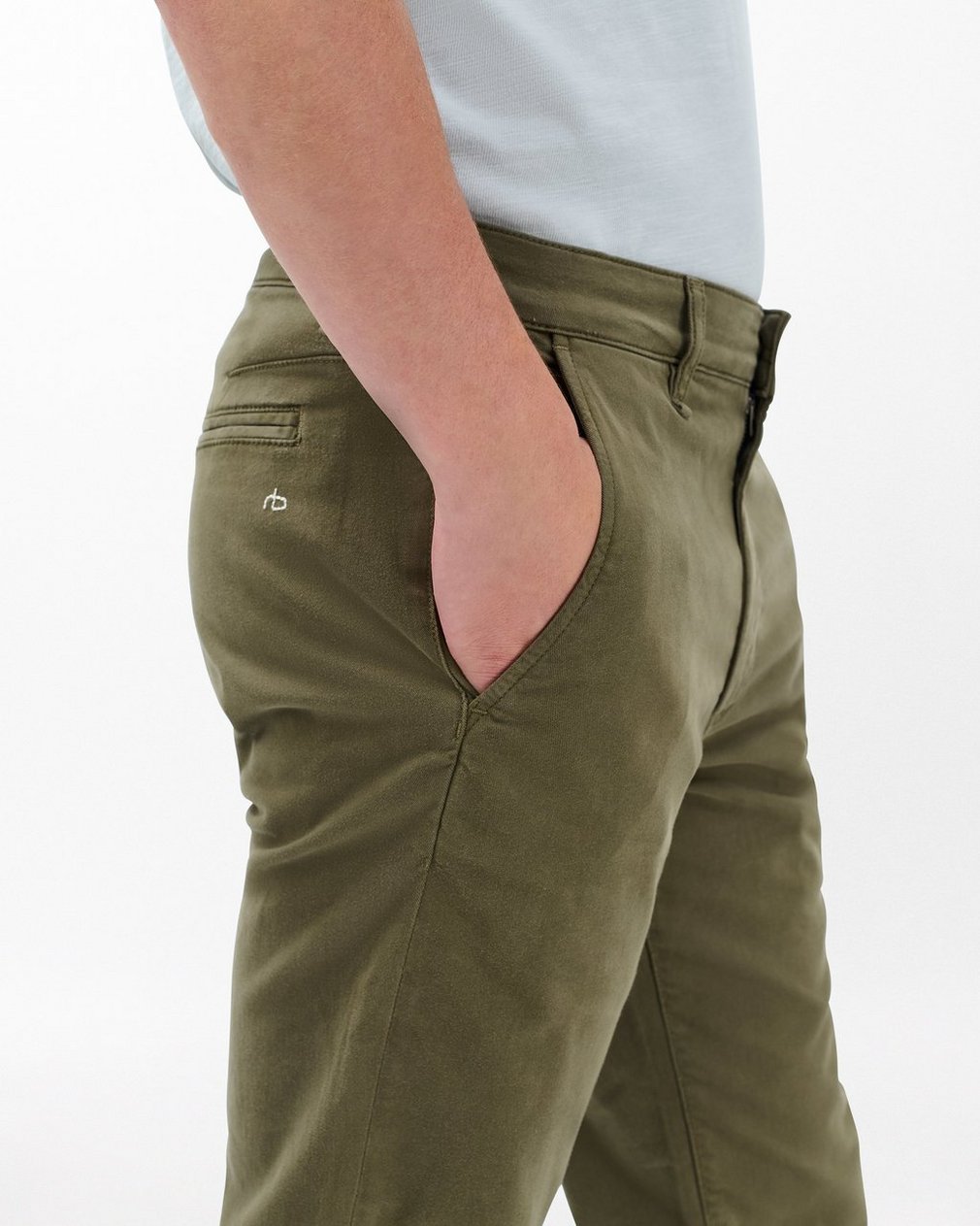 Fit 2 Slim Chinos Dark Green - Image 5