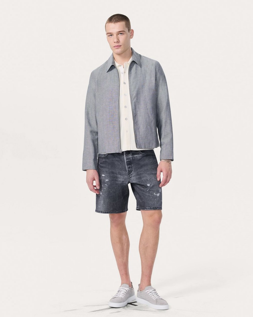 Miramar Fit 4 Shorts Black Paint Splatter
