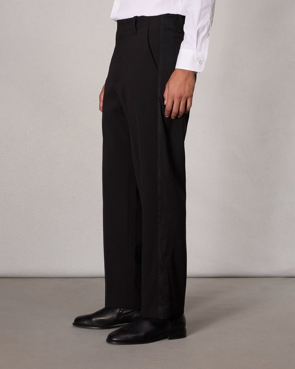 Bradford Tuxedo Pant Black Pinstripe - Image 3