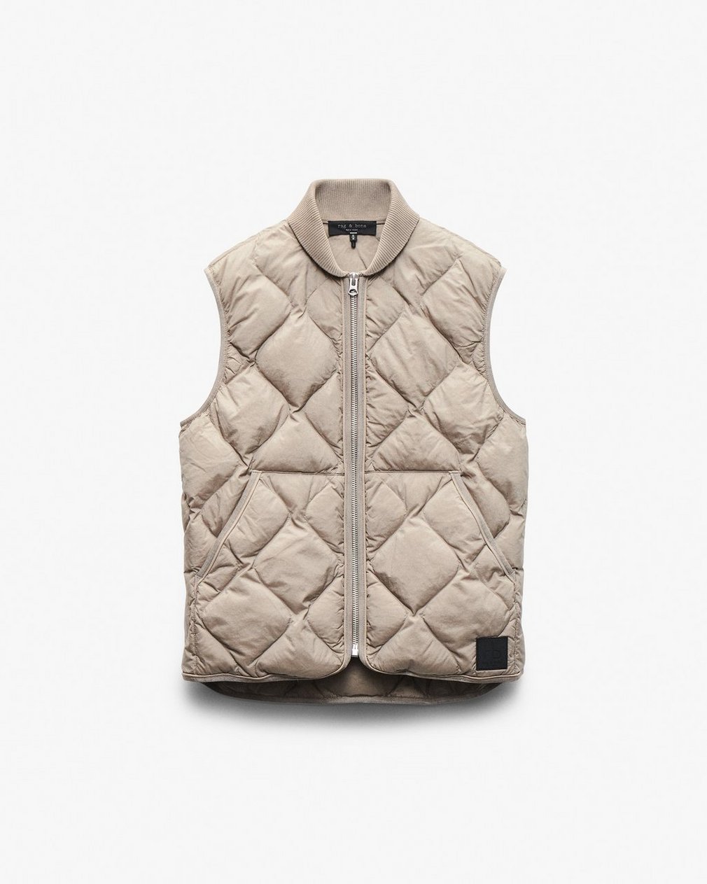 Dane Quilted Vest Wolf Grey - Image 2