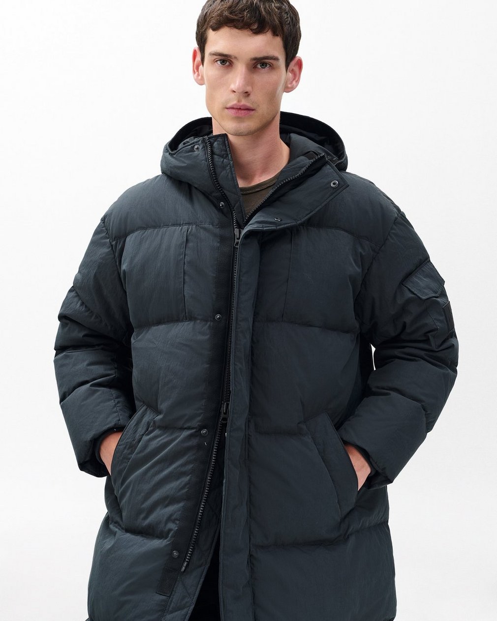 Victor Down Coat Black - Image 4