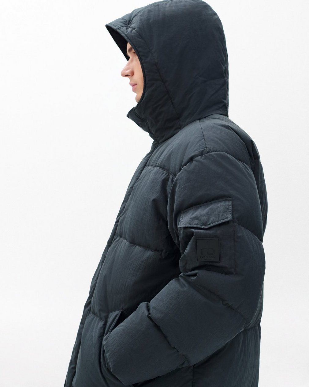 Victor Down Coat Black - Image 5