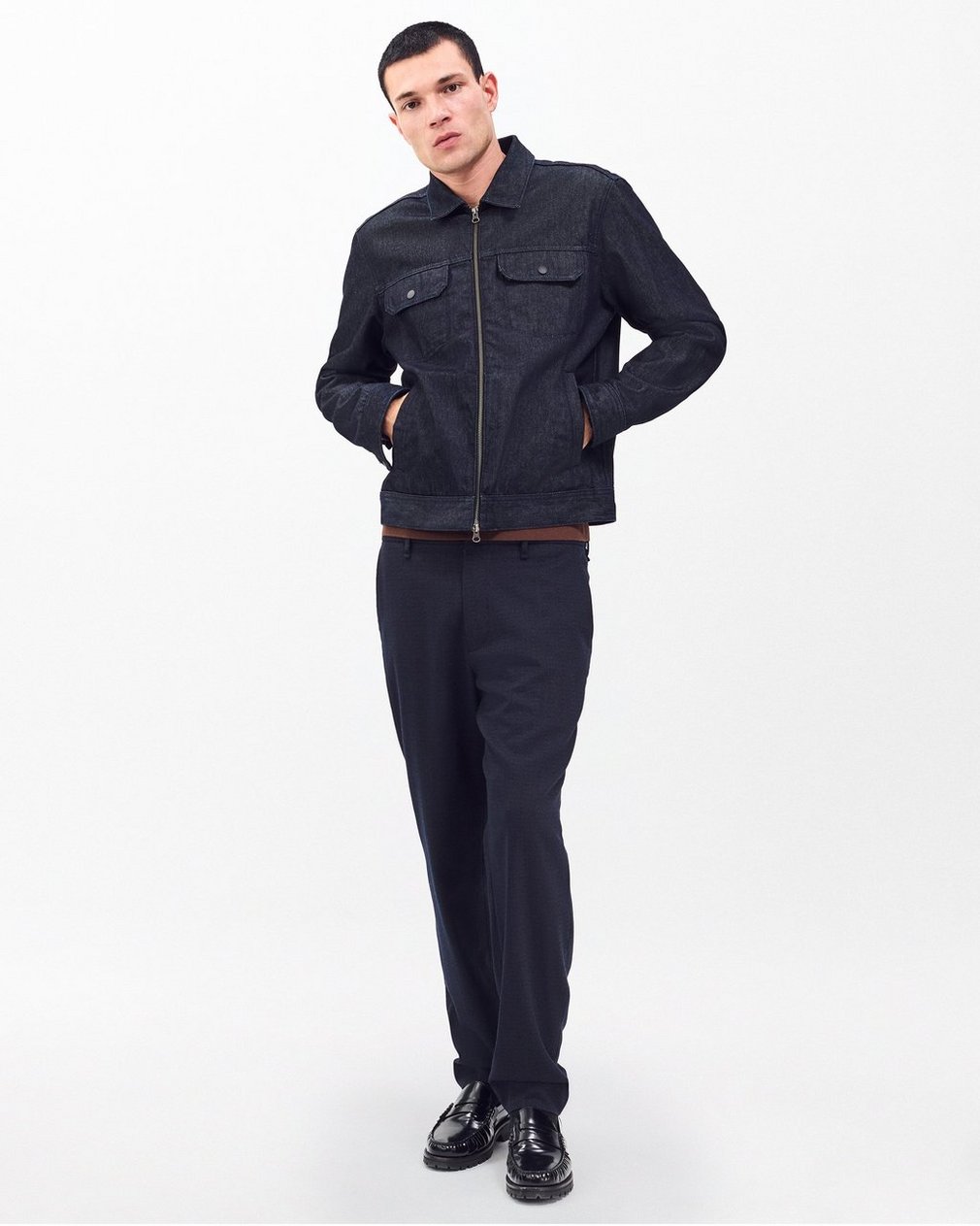Beau Denim Trucker Jacket Resin Rinse - Image 2