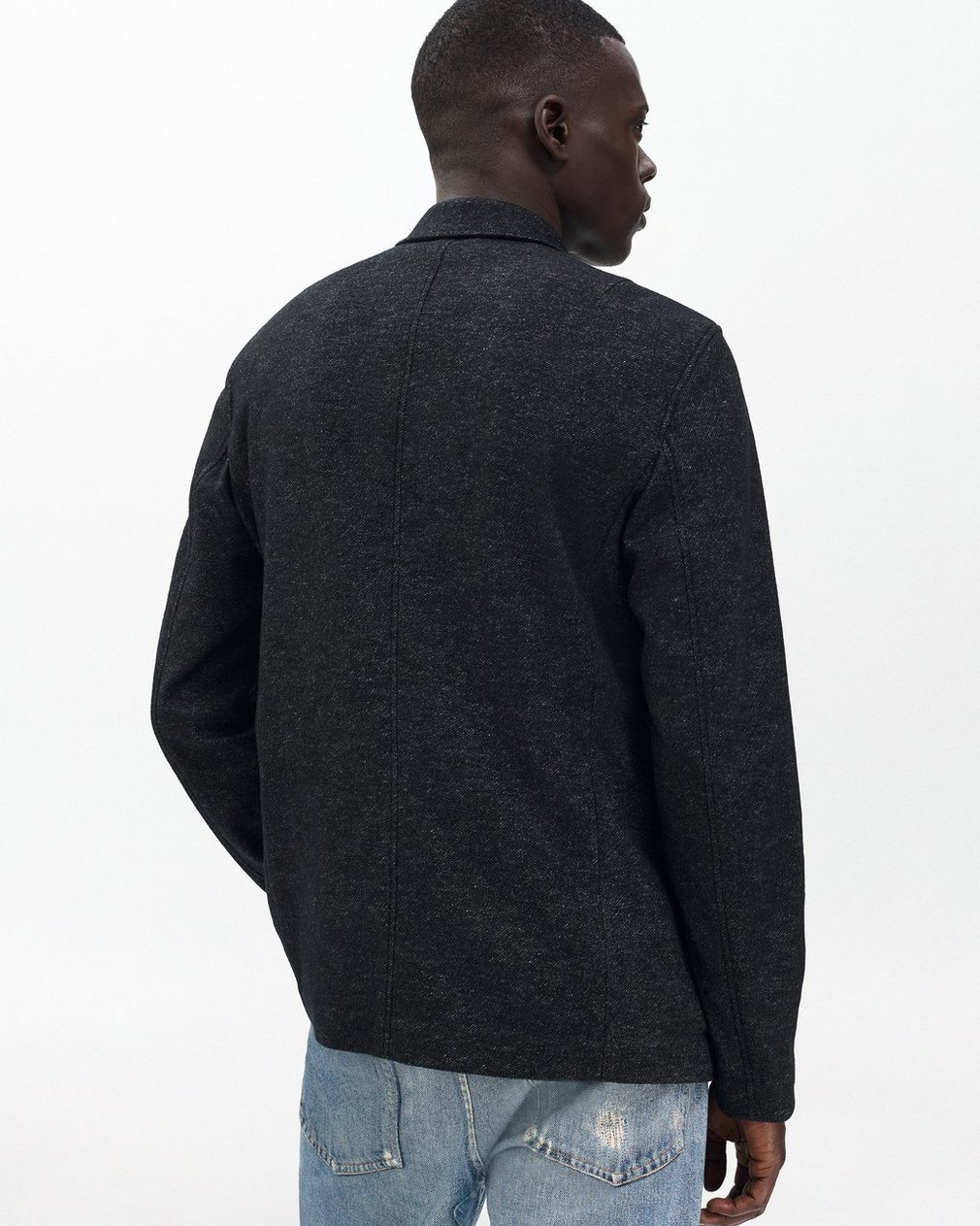 Prospect Knit Blazer Dark Grey - Image 6