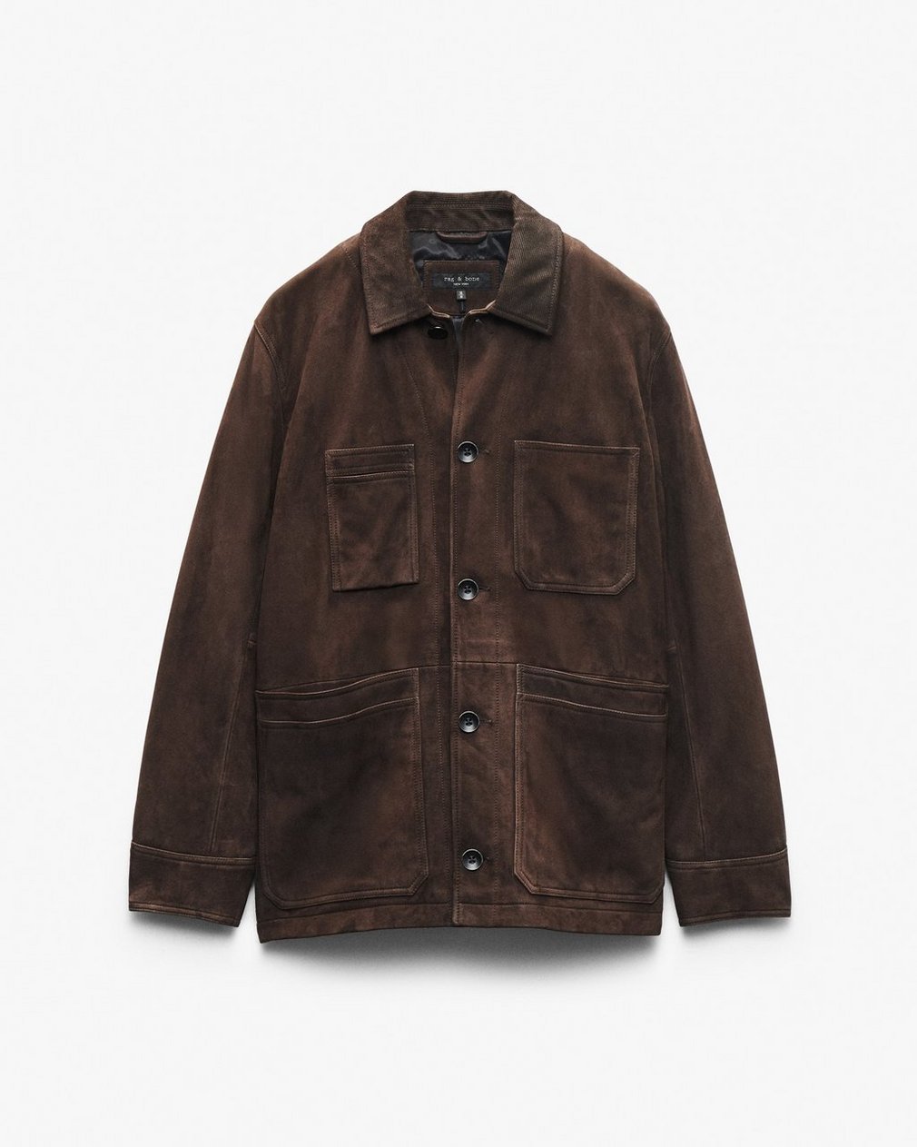 Graham Suede Chore Jacket Brown - Image 2