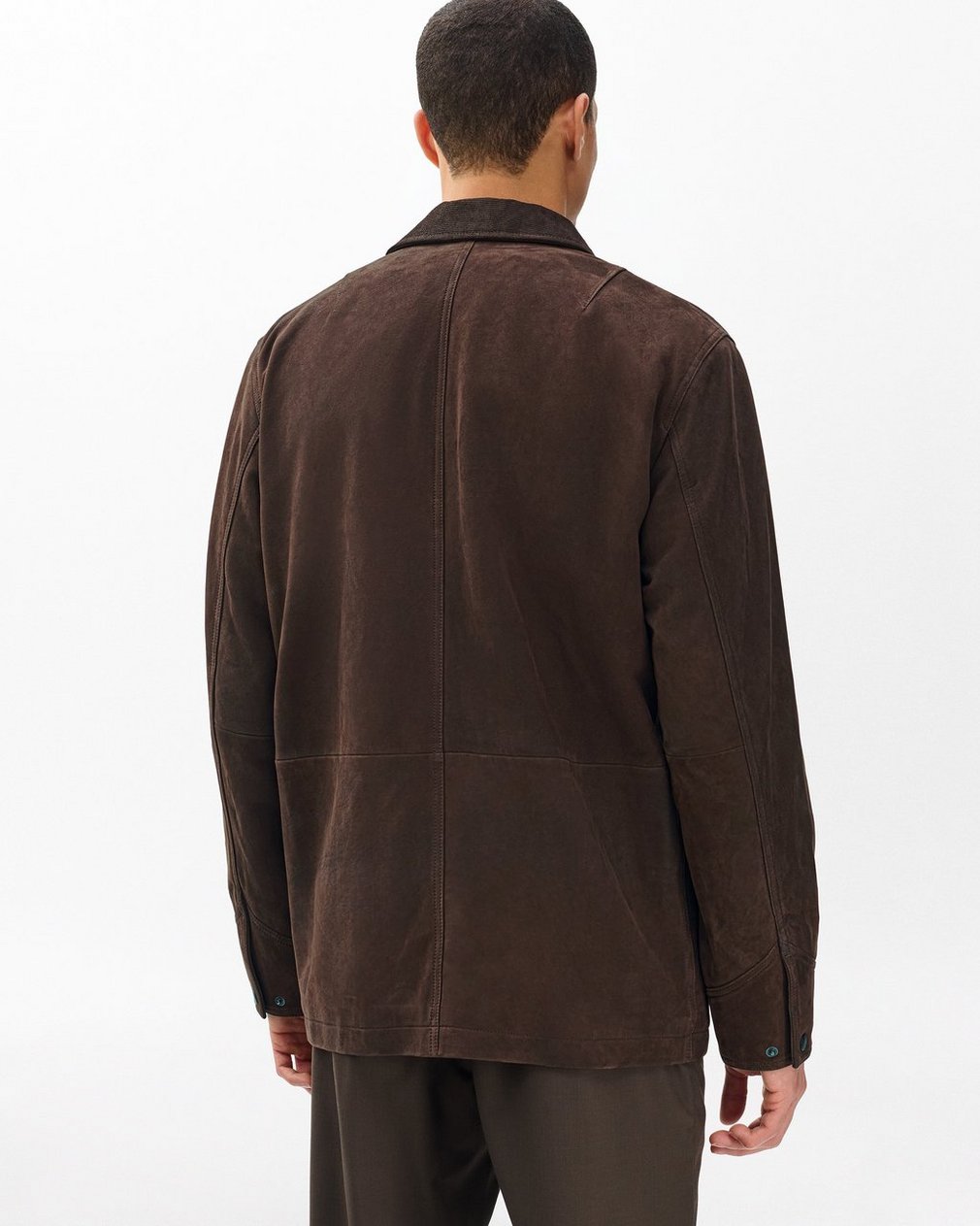 Graham Suede Chore Jacket Brown - Image 6