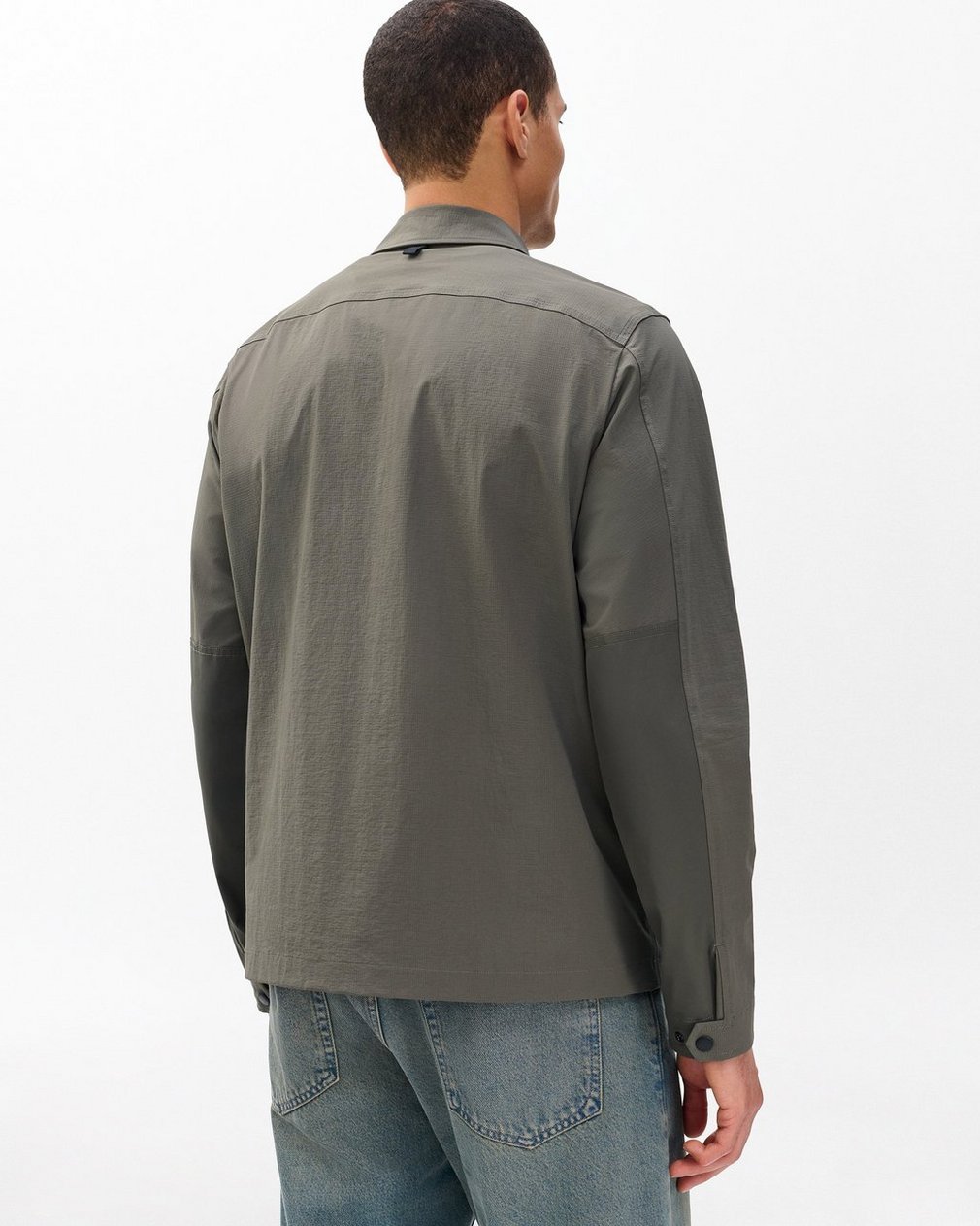 Stretch Ripstop Shirt Jacket Dark Shadow - Image 6