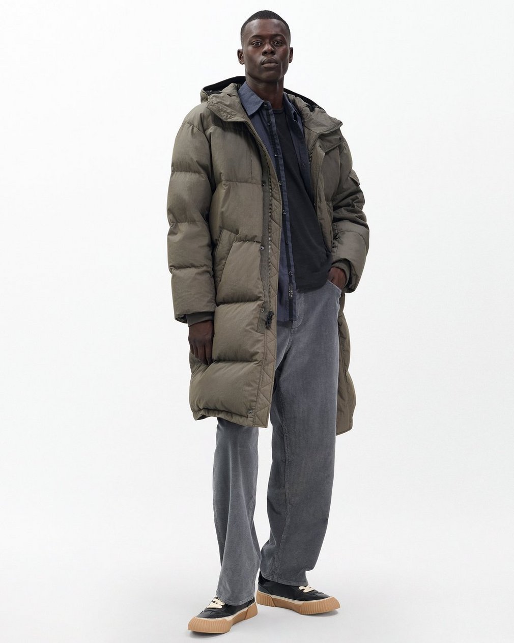 Victor Down Coat Dark Shadow