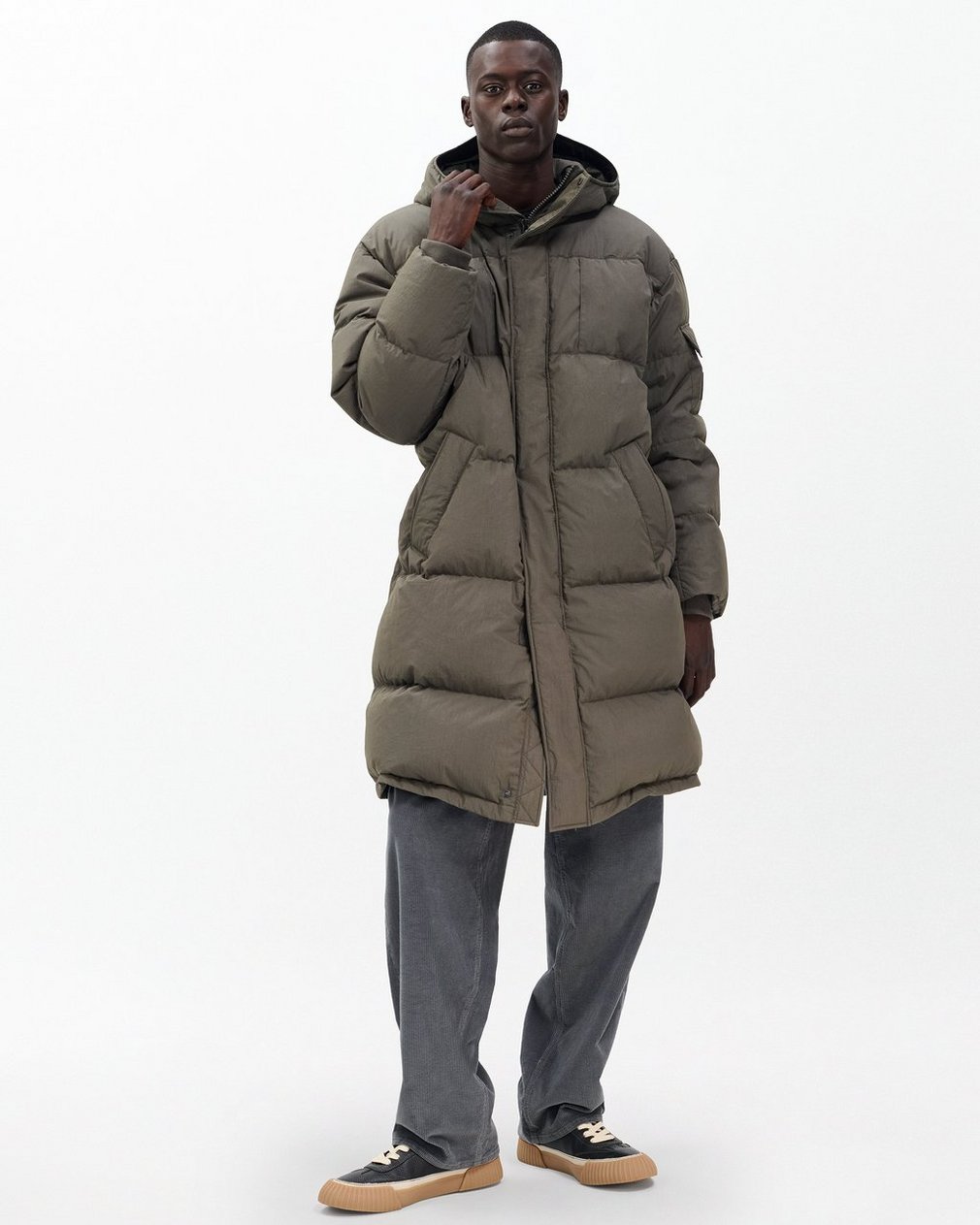 Victor Down Coat Dark Shadow - Image 3