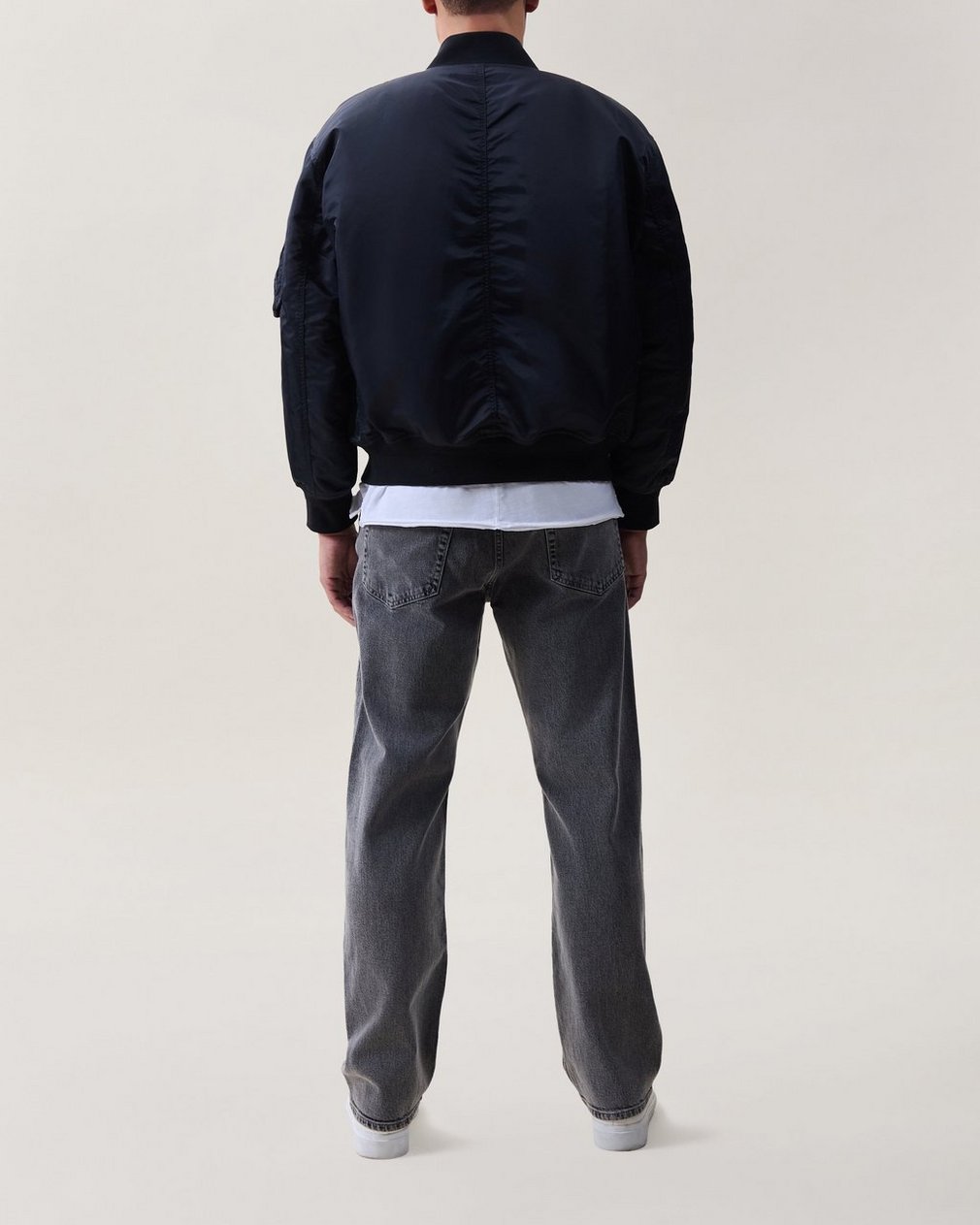 Mason Bomber Jacket Black - Image 2