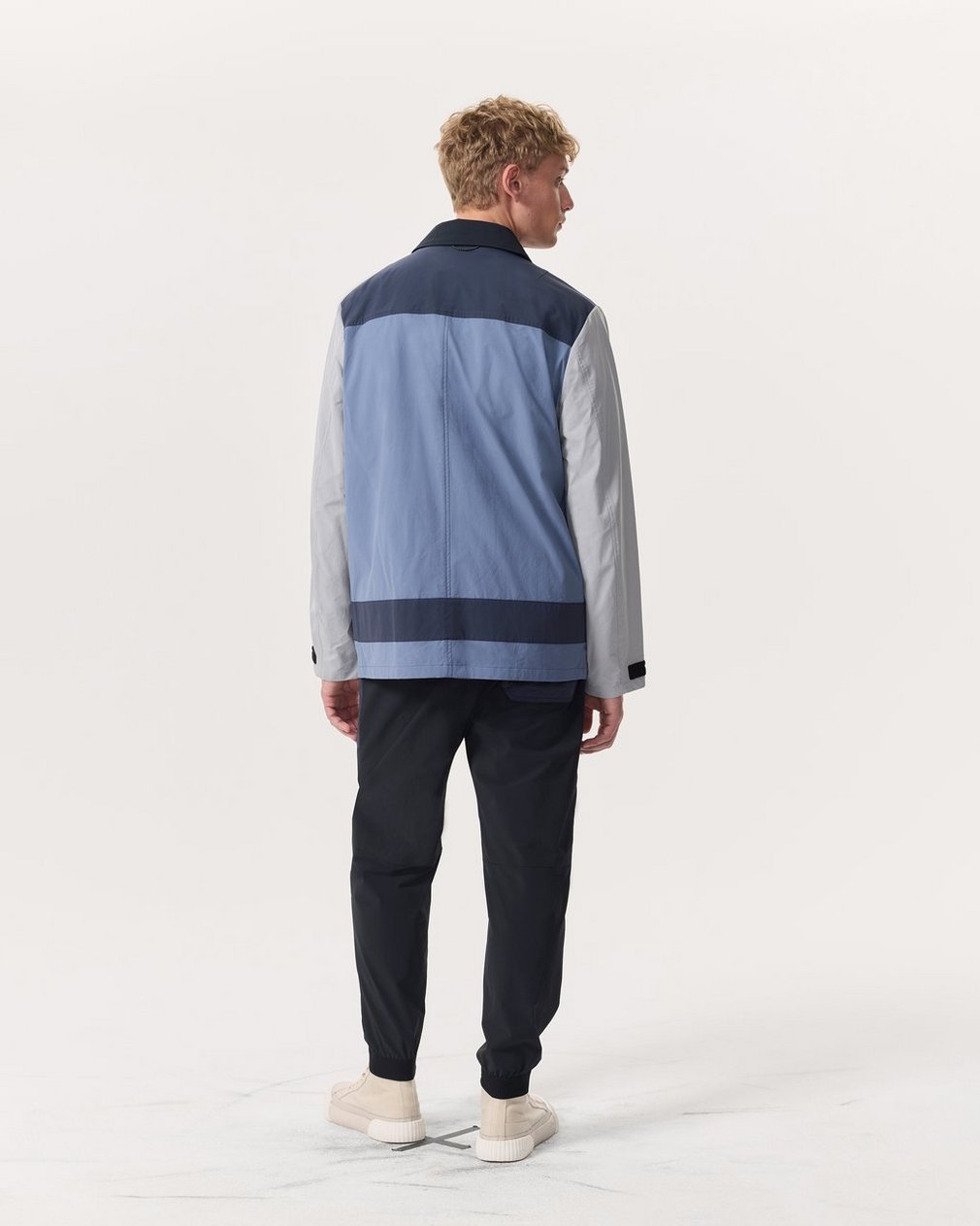 Pace Color-Blocked Chore Jacket Grey Multi - Image 5