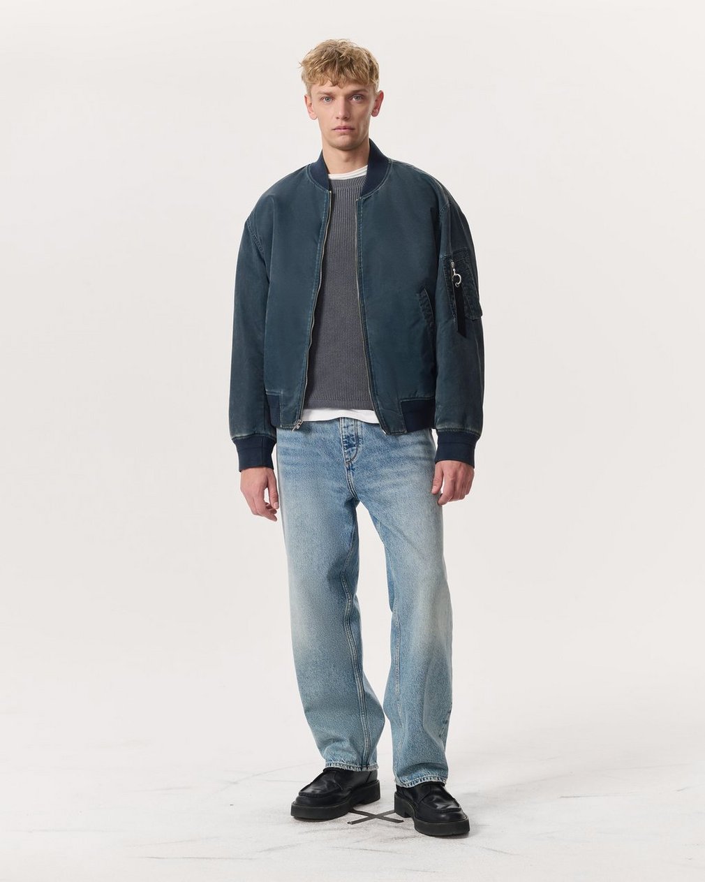 Menston Relaxed Fit Bomber Jacket Salute - Image 4