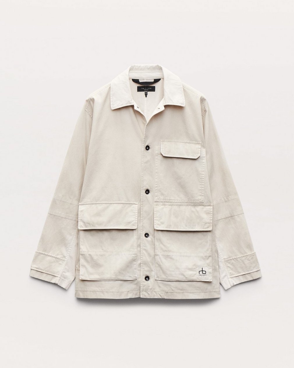 Strike Washed Canvas Jacket Chime Grey - Image 2