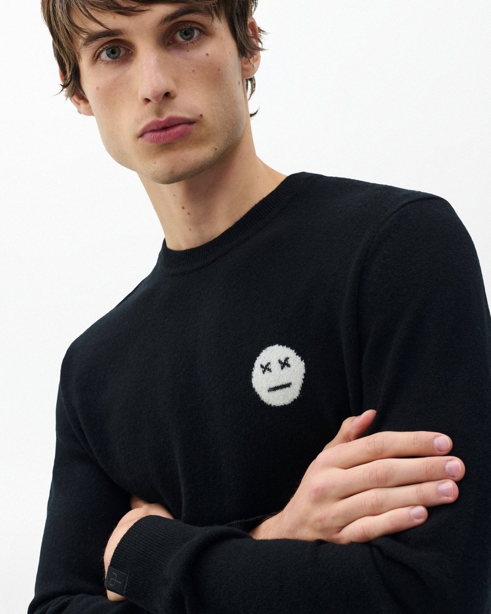 Sour Face Wool Sweater Black - Image 5
