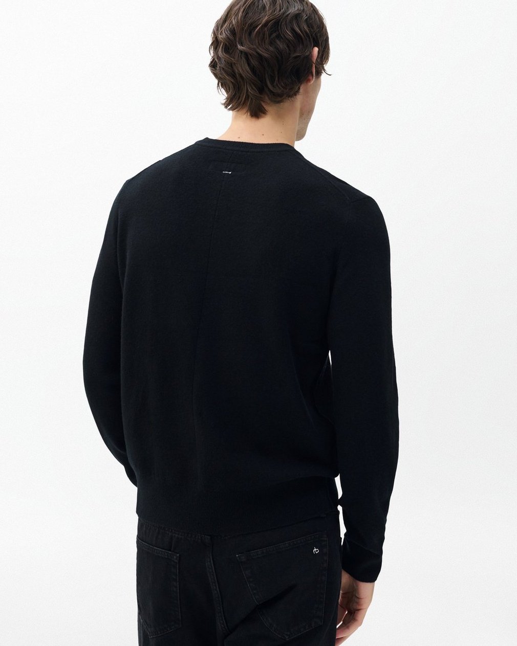 Sour Face Wool Sweater Black - Image 6