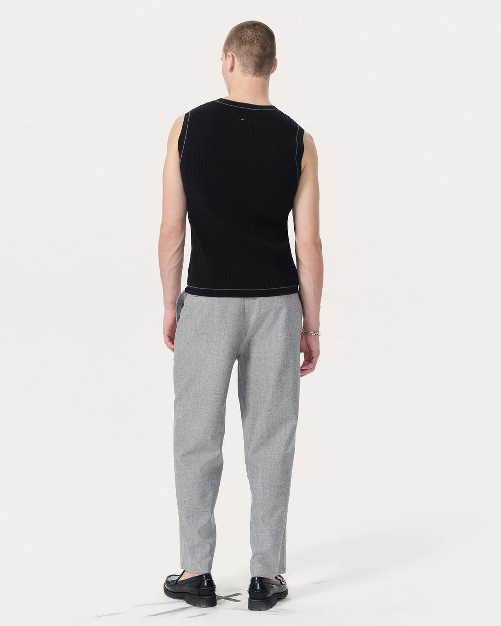 Sanford Knit Tank Top Black - Image 7