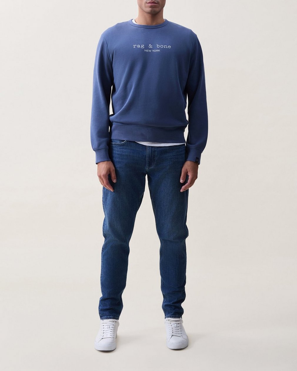 Massey Terry Sweatshirt Worn Indigo