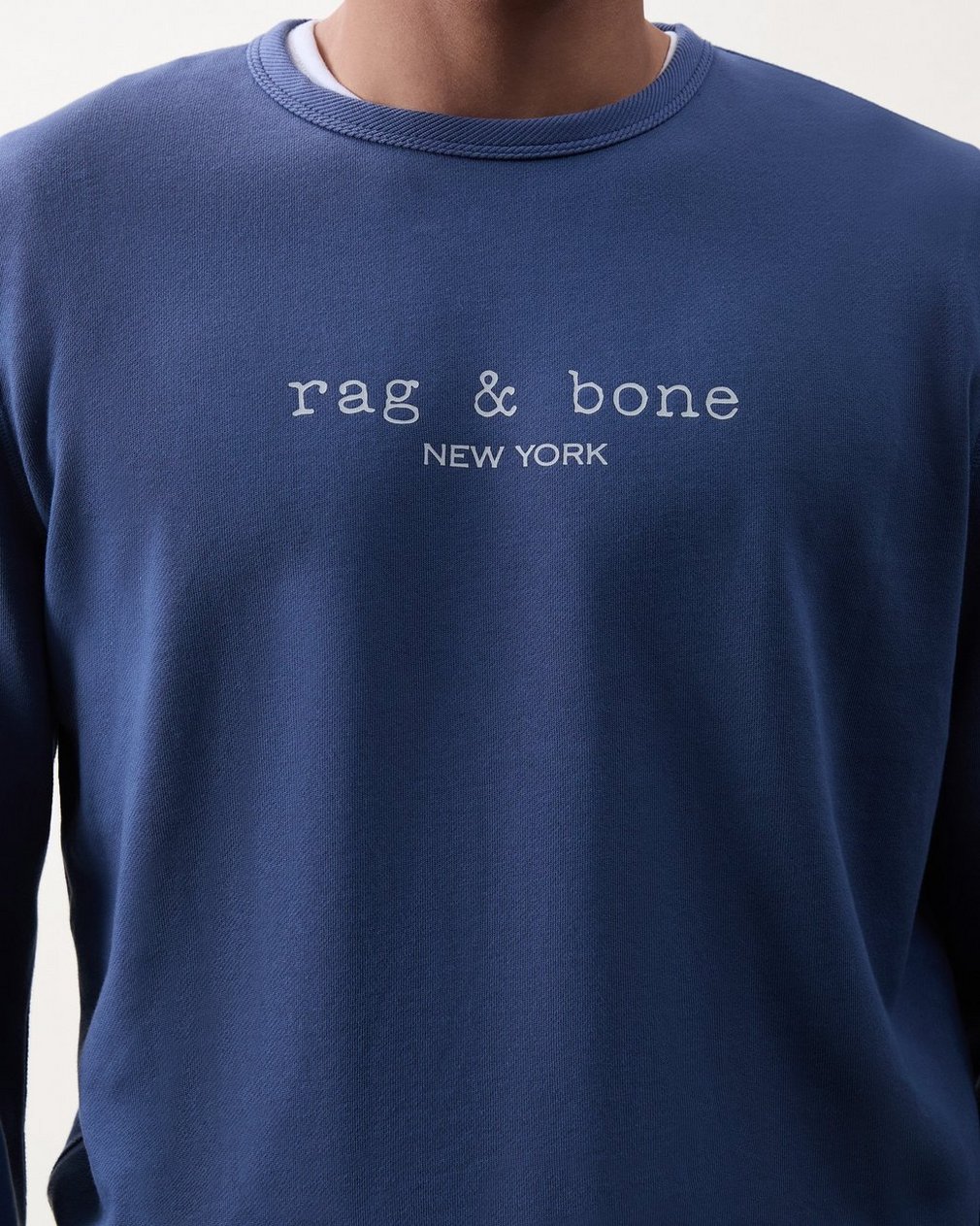 Massey Terry Sweatshirt Worn Indigo - Image 3