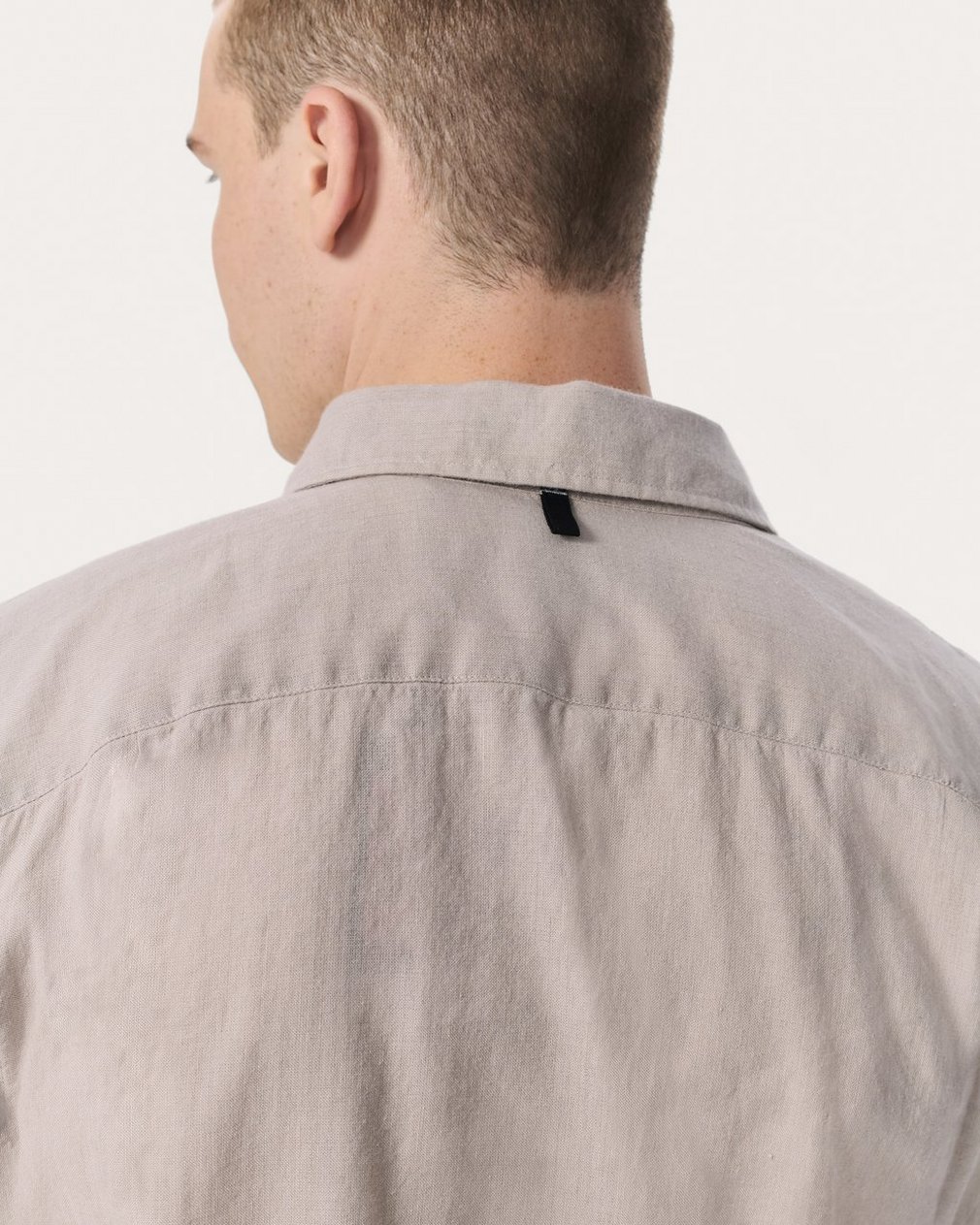 Finch Linen-Blend Shirt Chime Grey - Image 5