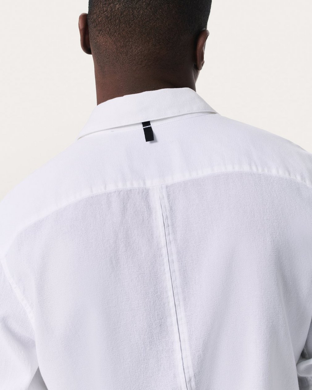 Dalton Canvas Shirt White - Image 5