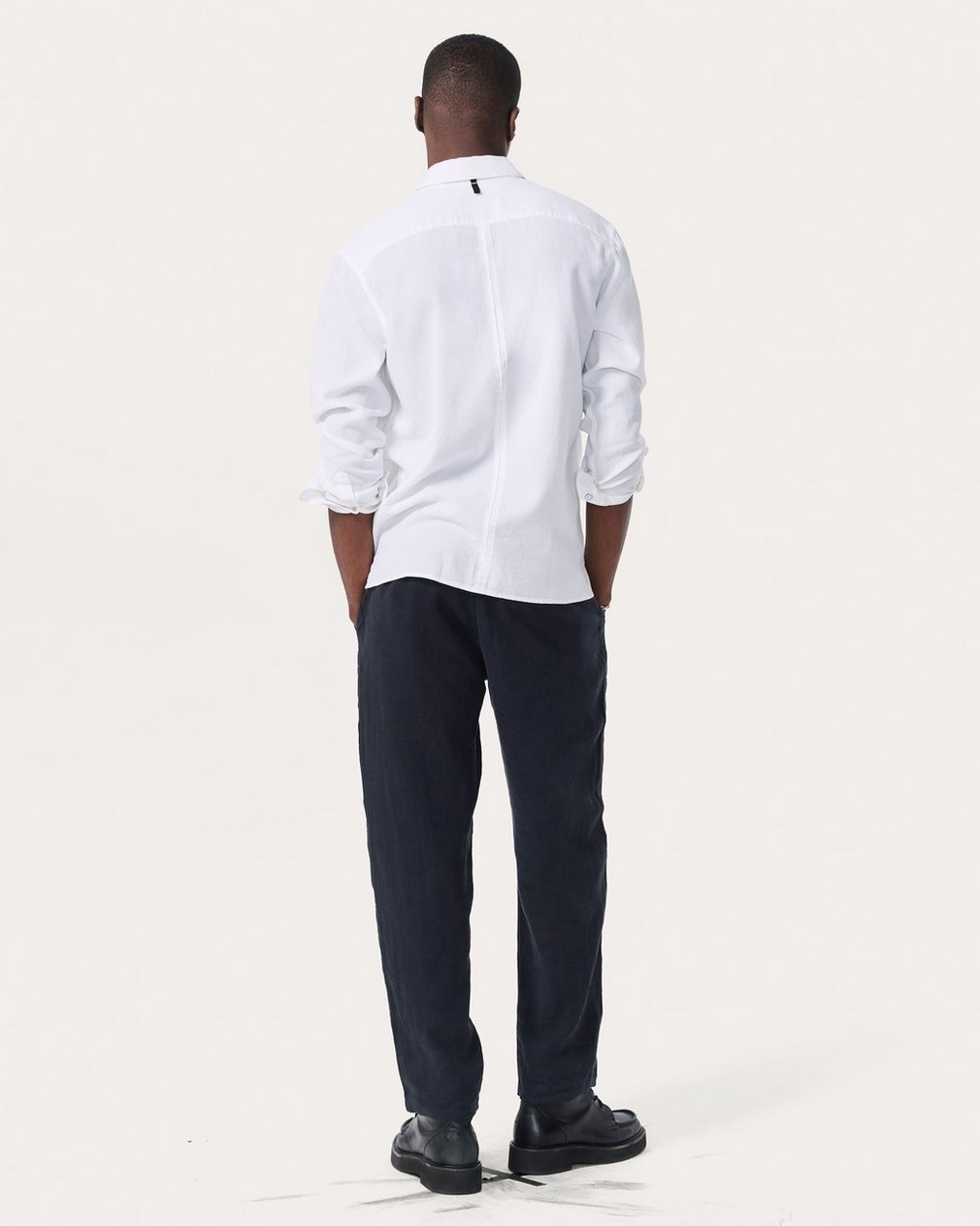 Dalton Canvas Shirt White - Image 6