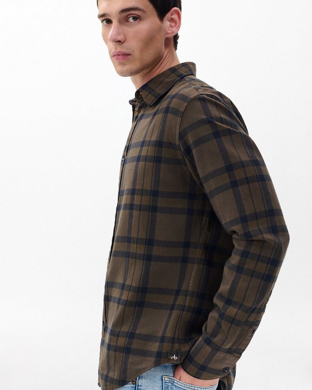 Tomlin Plaid Flannel Shirt Stonewall - Image 5