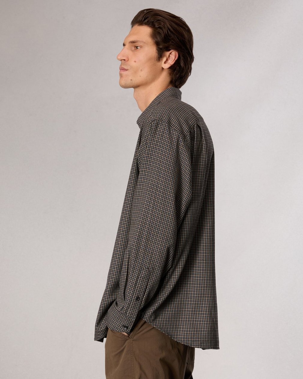 Matthew Plaid Shirt Green Plai - Image 4