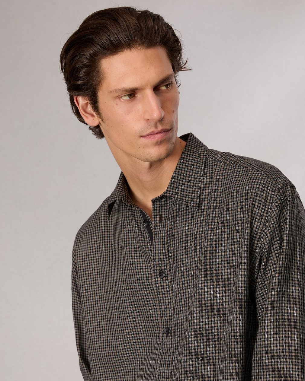 Matthew Plaid Shirt Green Plai - Image 6
