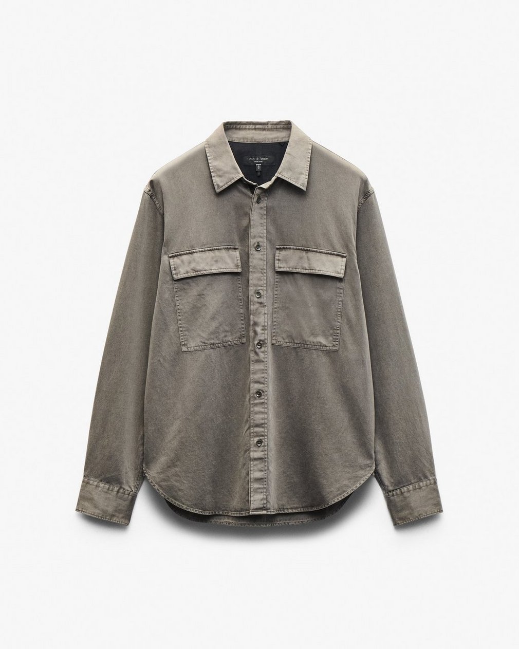 Finch Overdyed Shirt Brown - Image 2