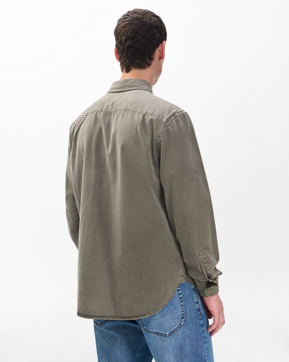 Finch Overdyed Shirt Brown - Image 6