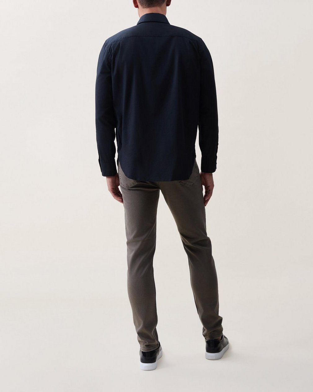 Griffin Poplin Shirt Black - Image 2