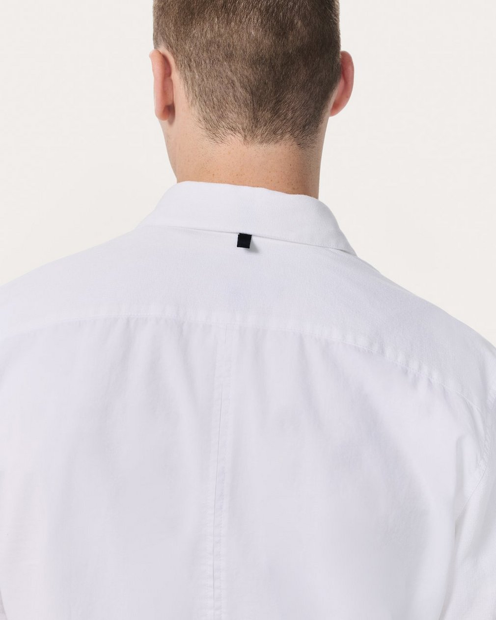 Dalton Patchwork Shirt White - Image 5