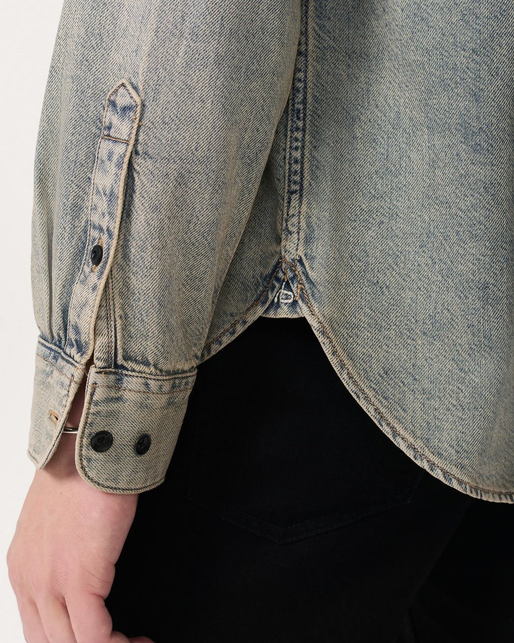 Finch Denim Shirt Worn Bleach - Image 6