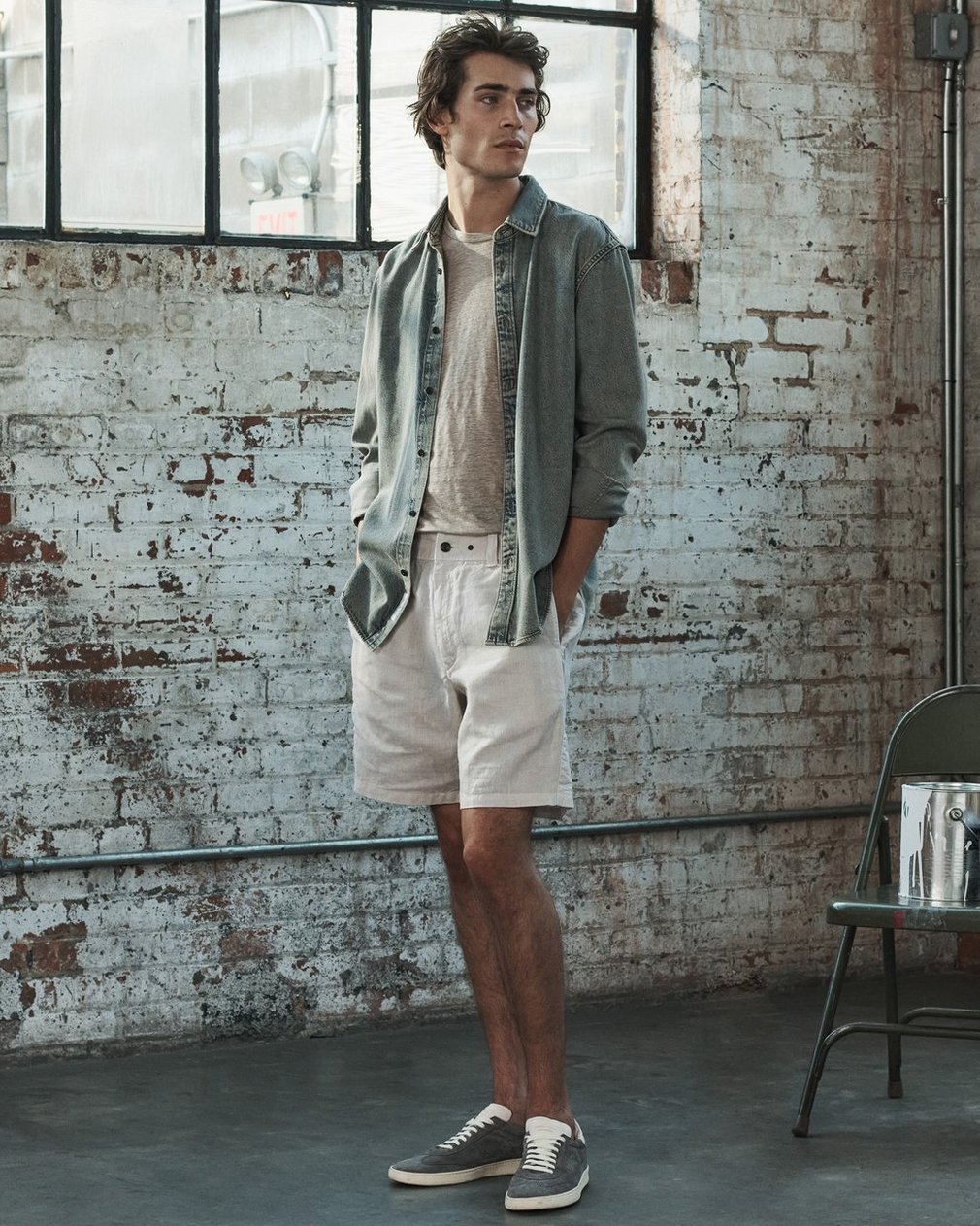 Finch Denim Shirt Worn Bleach - Image 8