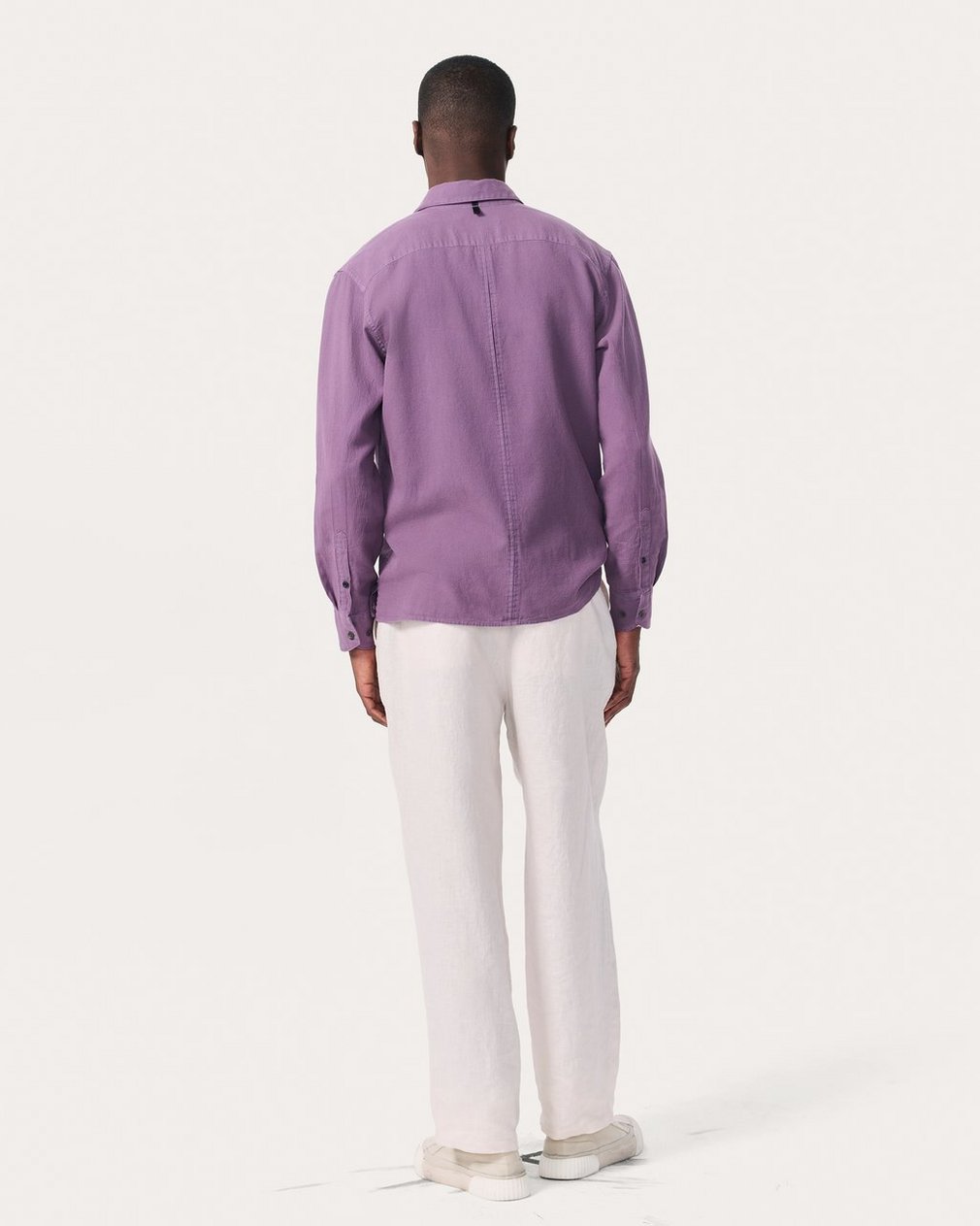 Dalton Canvas Shirt Washed Violet - Image 6