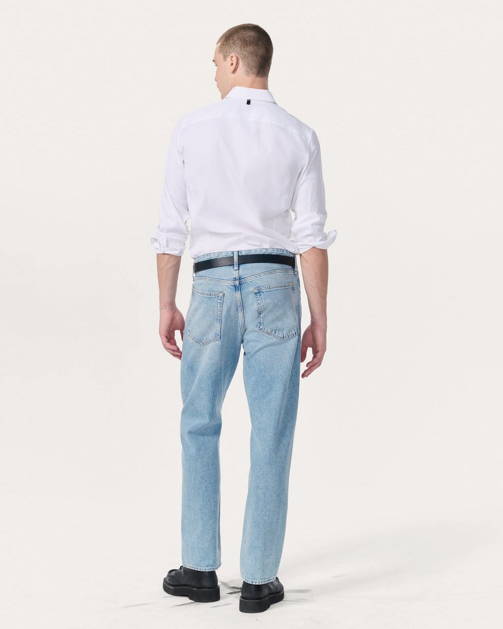 Patrick Poplin Shirt White - Image 6