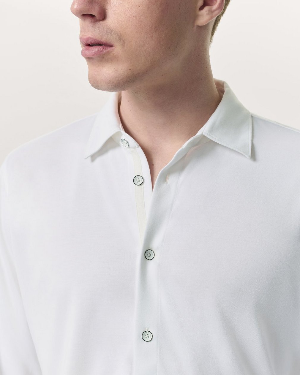 Tomlin Tech Jersey Shirt White - Image 3