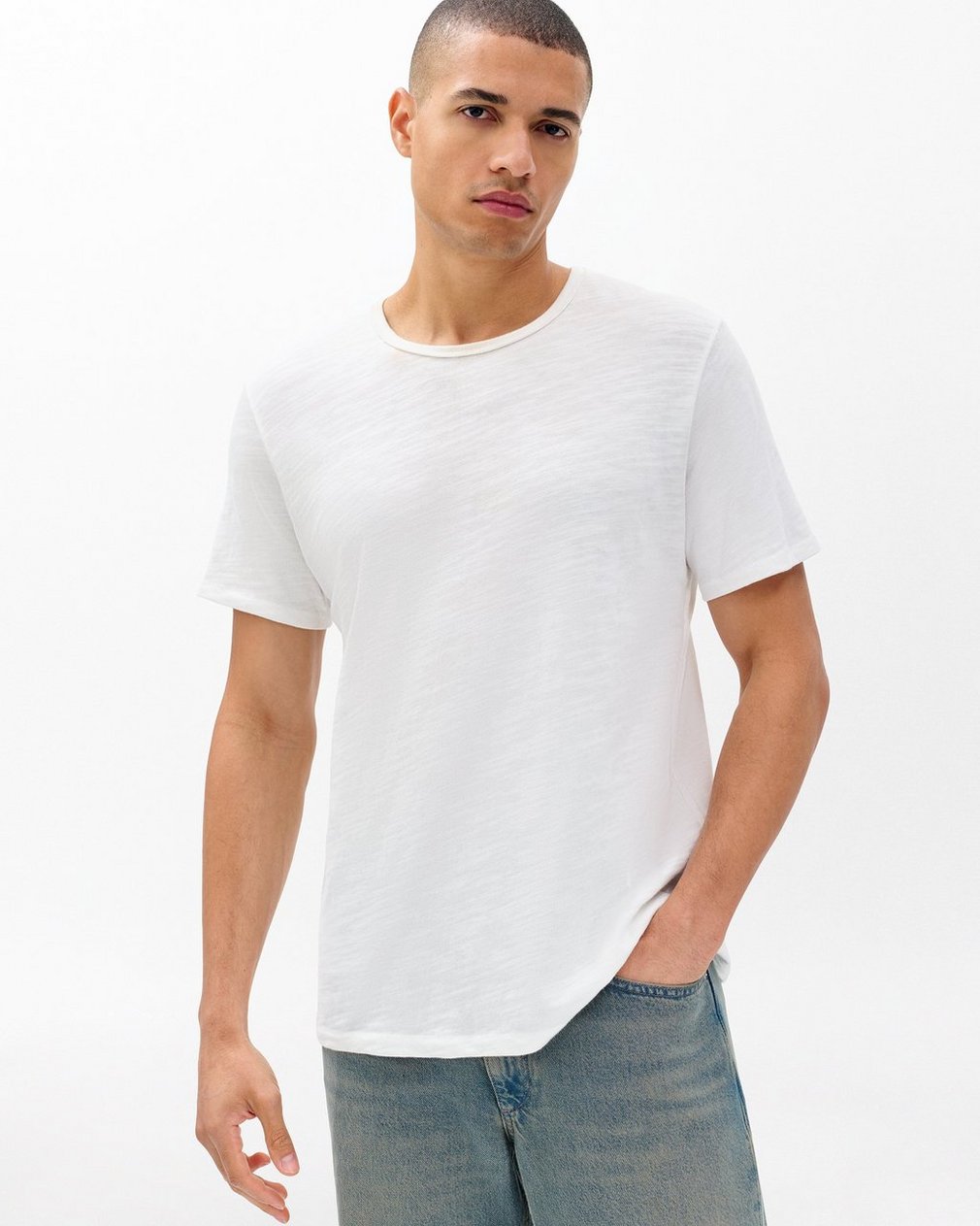 Classic Flame T Shirt White - Image 2