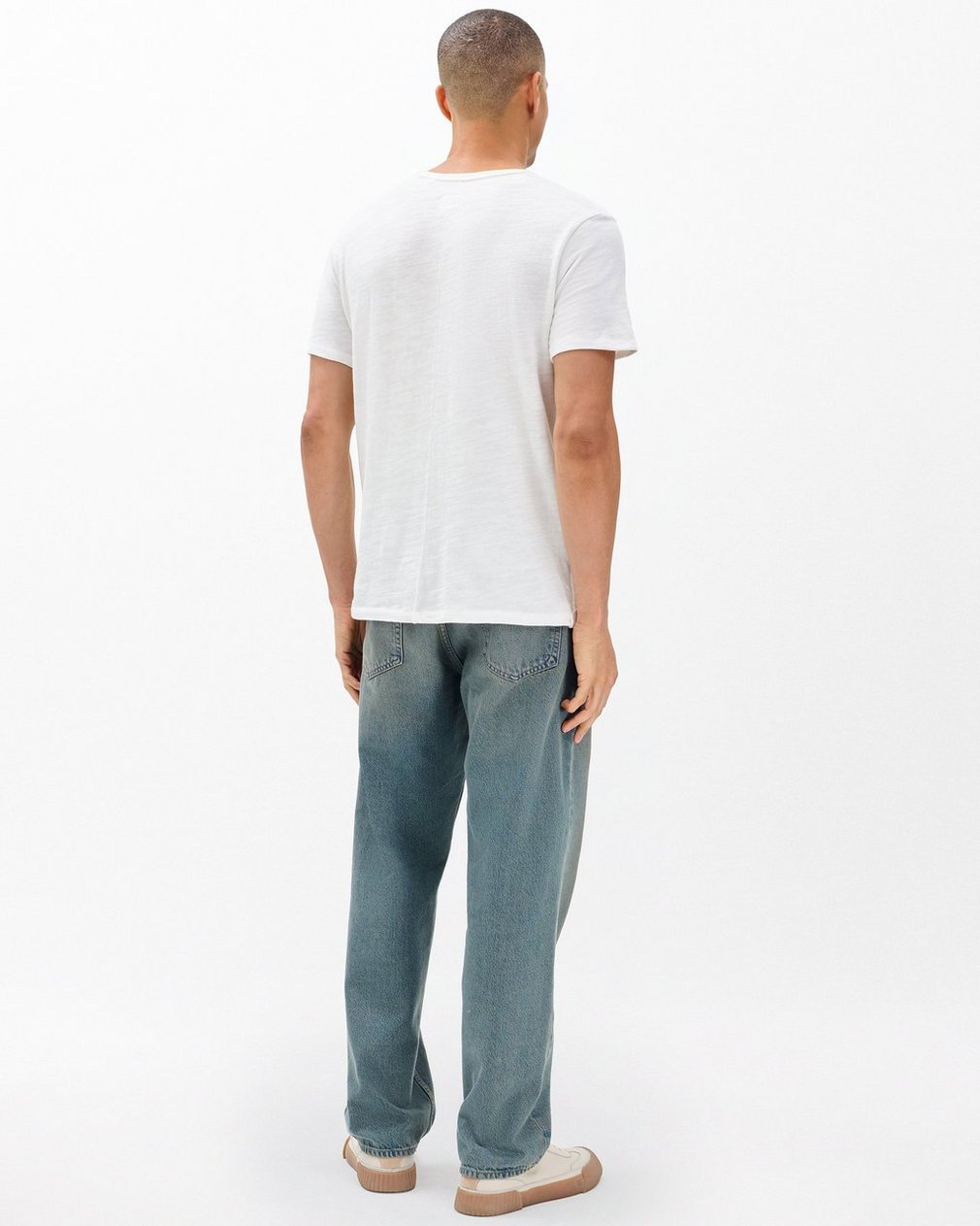 Classic Flame T Shirt White - Image 6