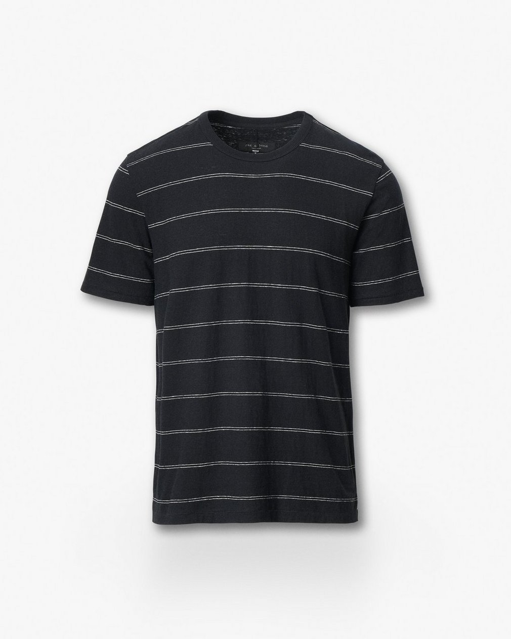 Classic Striped T Shirt Black
