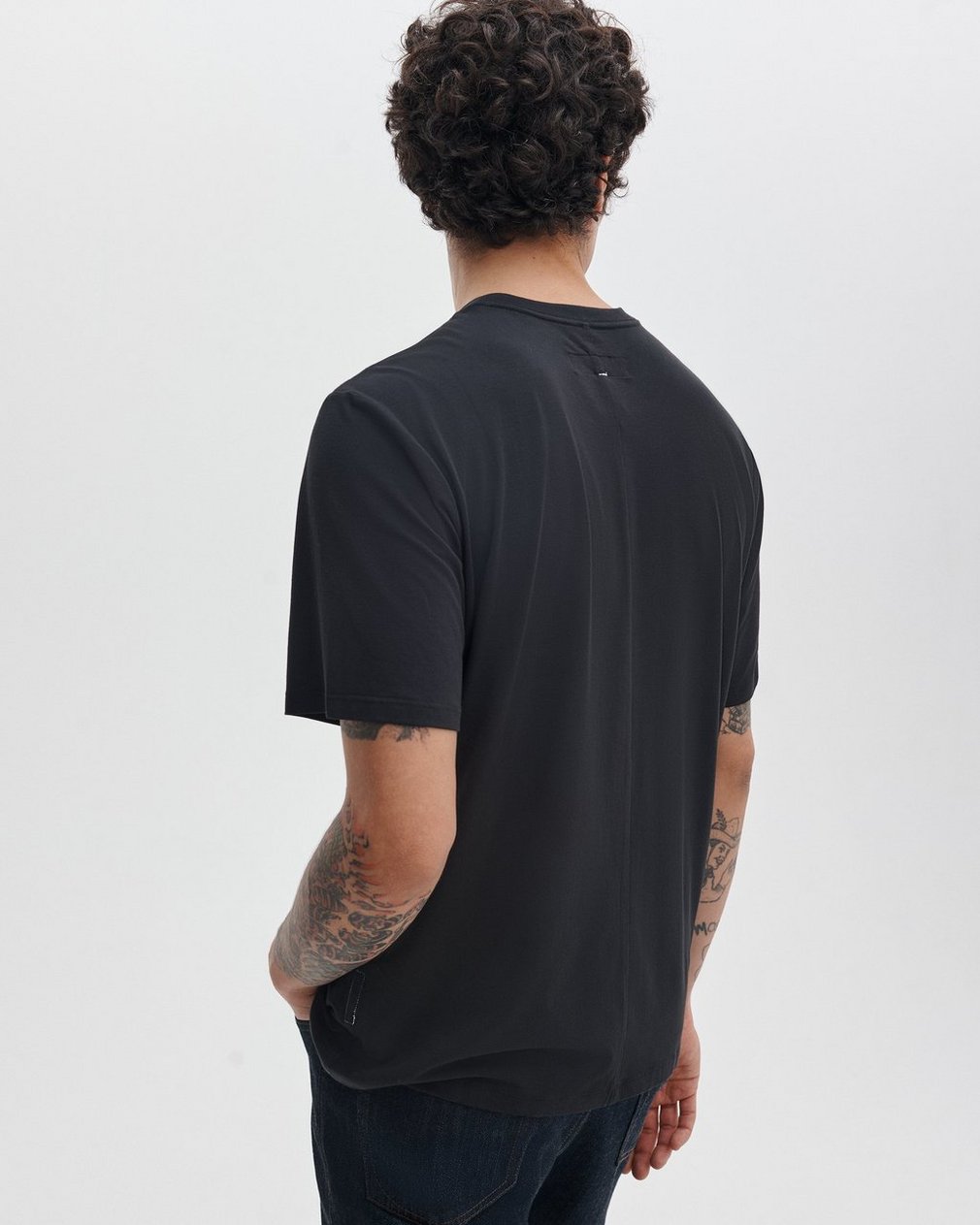 Tech Jersey T Shirt Black - Image 5