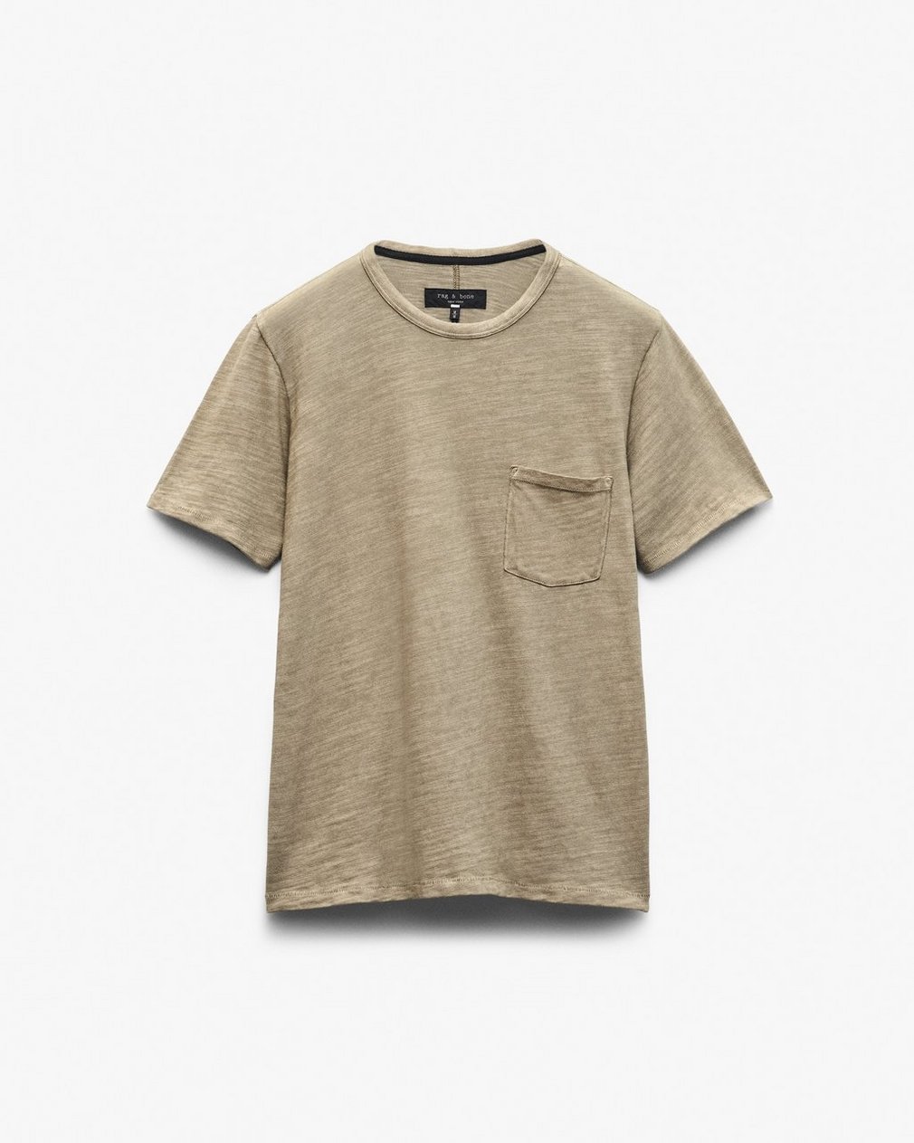 Washed Classic Flame T Shirt Sage