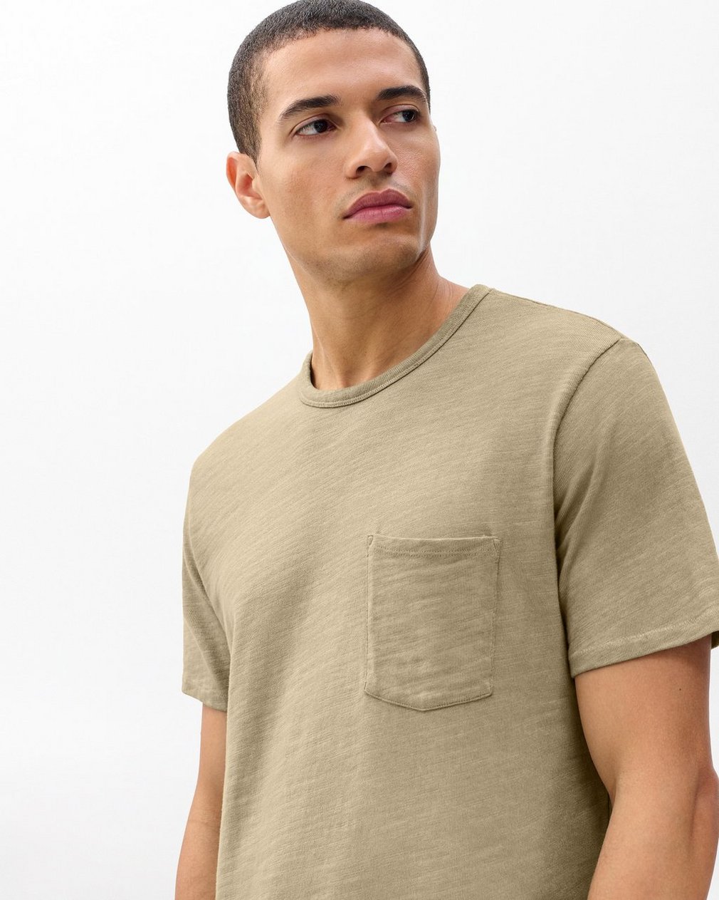 Washed Classic Flame T Shirt Sage - Image 4