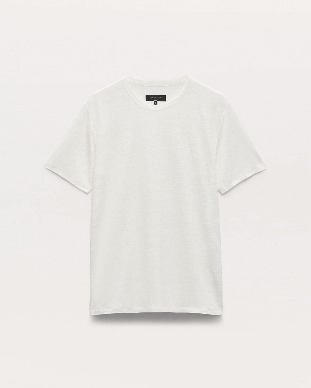 Classic Linen T Shirt Chalk