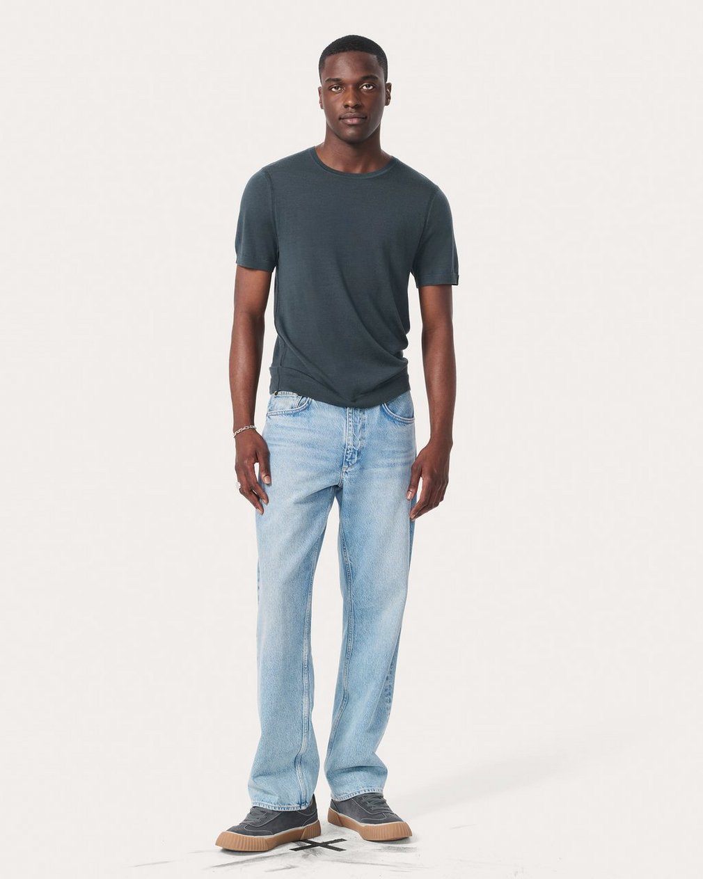 Aulton Sweater T Shirt Grey - Image 3