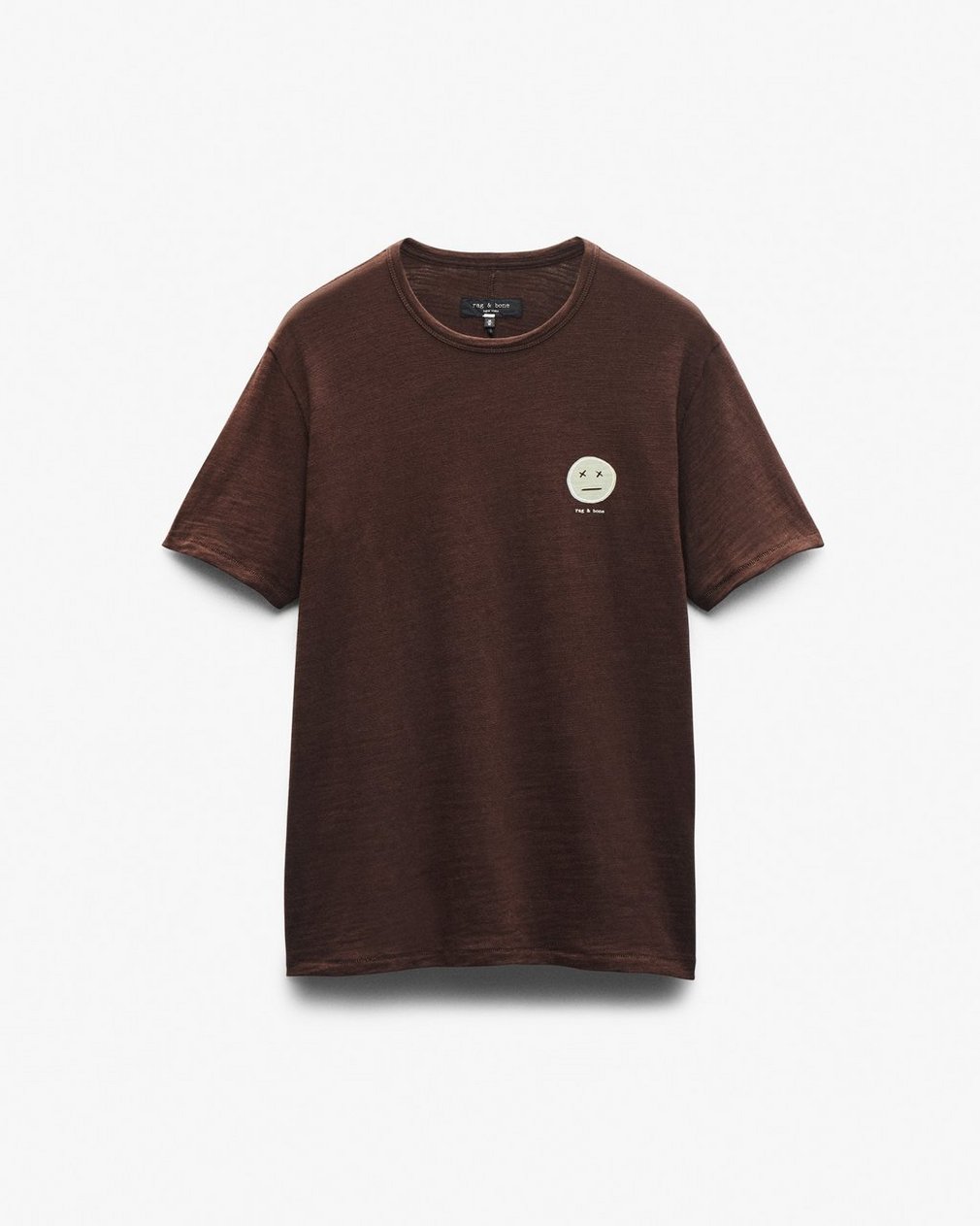 Sour Face Embroidered T Shirt Brown Multi